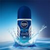 NIVEA MEN Fresh Active 50ml Deo Roll On | With Fresh Ocean Extracts| 72 H Freshness| 0% Alcohol | Dermatologically Approved & Paraben Free Formula - Image 2