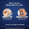 NIVEA MEN Fresh Active 50ml Deo Roll On | With Fresh Ocean Extracts| 72 H Freshness| 0% Alcohol | Dermatologically Approved & Paraben Free Formula - Image 4