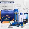 Park Avenue Good Morning Grooming Collection 7 in-1 Combo Grooming Kit for Men | Gift Set for Men | Diwali Gift Hampers | Shaving Kit for Men | Shaving Foam | After Shave | Gift Hamper for Men, Husband, Boyfriend | Free Travel Pouch Inside - Image 3
